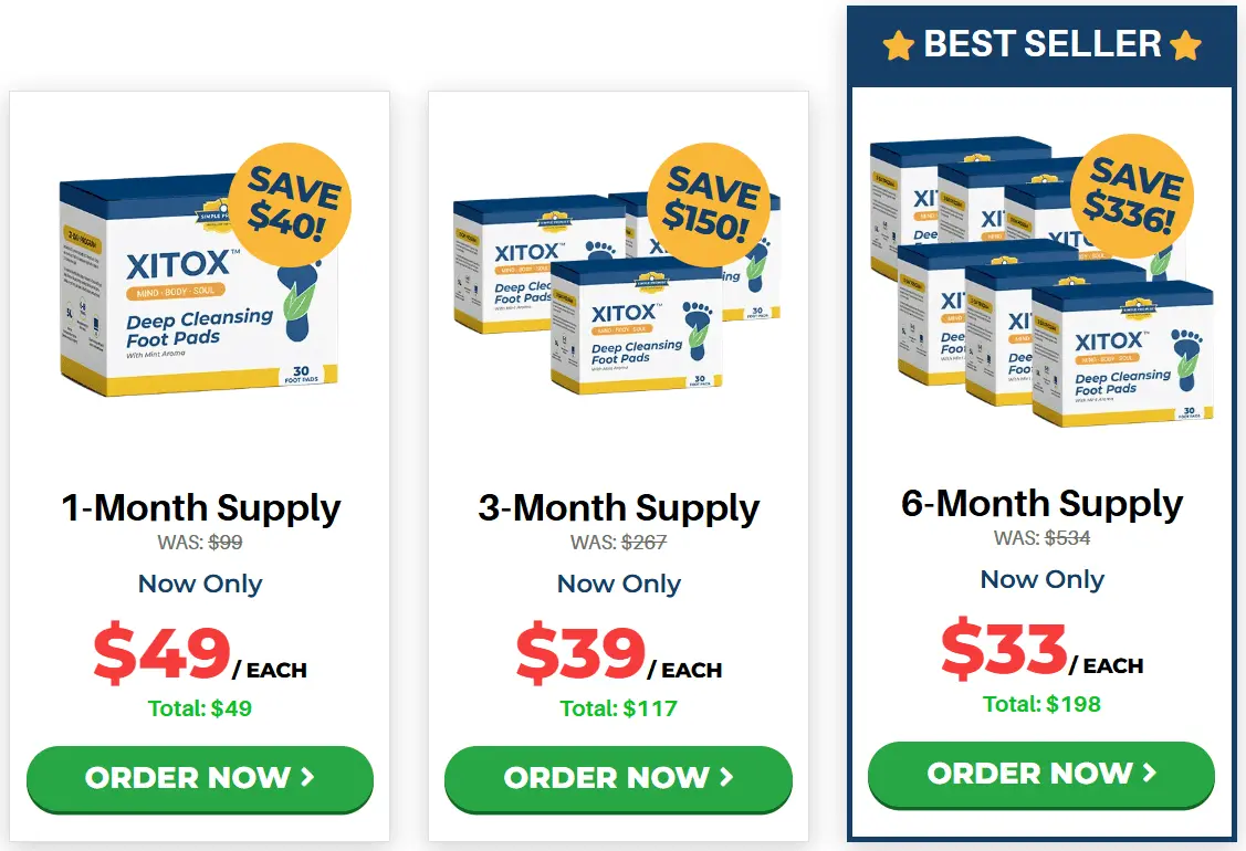 Buy Xitox 6 Boxes